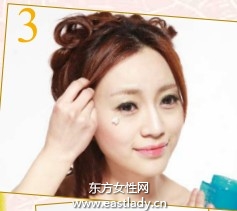 泡泡卷古欧编发营造公主般华贵气质