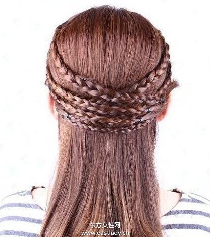 麻花辫另类编法演绎不一样的风情
