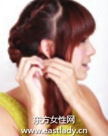 流行麻花辫打造华丽清爽效果