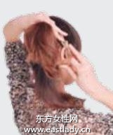 马尾搭配树形夹提升优雅气质