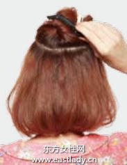 娃娃头式高马尾发型设计打造自然系乖乖女