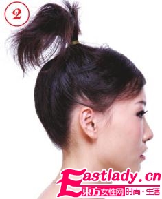 时尚韩式盘发发型更显帅气十足