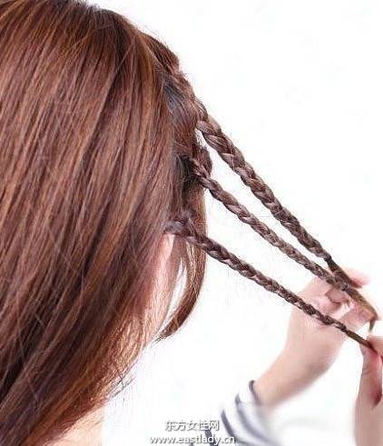 麻花辫另类编法演绎不一样的风情