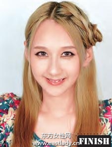 新款编发发型 使人迅速减龄十岁