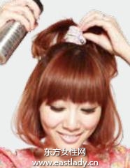 娃娃头式高马尾发型设计打造自然系乖乖女