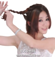 日式三股辫简单清爽气质好