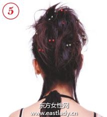 性感撩人盘发发型 让脸看起来比较小