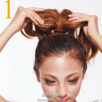 2013新款马尾辫的扎法图解