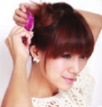 多发辫团子头提升整体气质