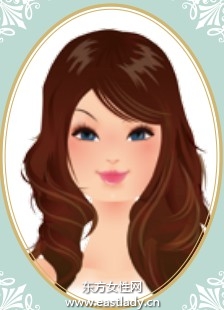 适合方形脸的发型设计