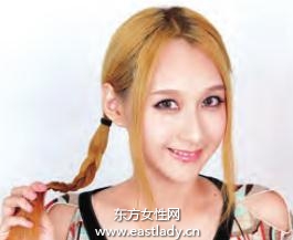 2013最新编发发型带着法兰西式的浪漫韵味
