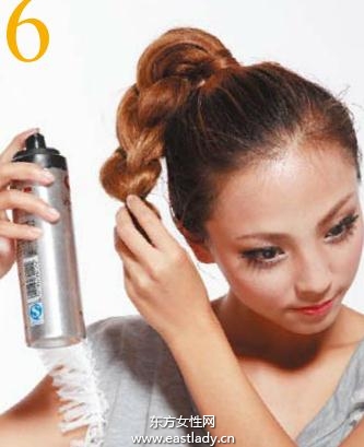 2013新款马尾辫的扎法图解