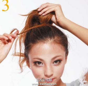 2013新款马尾辫的扎法图解
