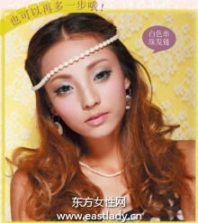 双侧藏刘海散发提升时尚感