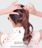 2013最新韩式扭发发型扎法步骤