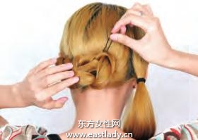 2013最新编发发型带着法兰西式的浪漫韵味