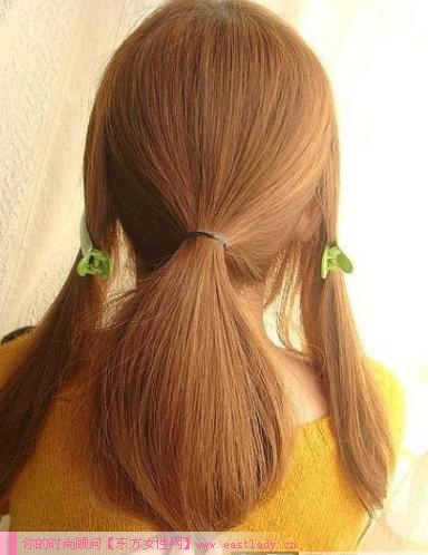 简单韩式盘发十步骤 提升你的魅力值