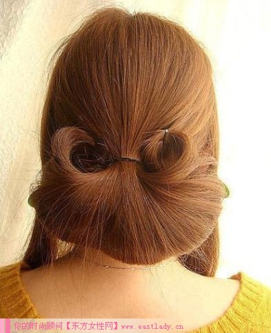 简单韩式盘发十步骤 提升你的魅力值