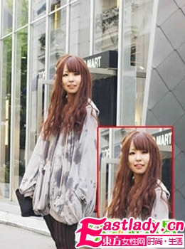 日本最新街头美女时尚发型抓拍