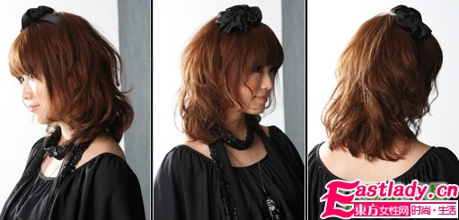 强荐 节日款靓丽发型DIY步骤图解