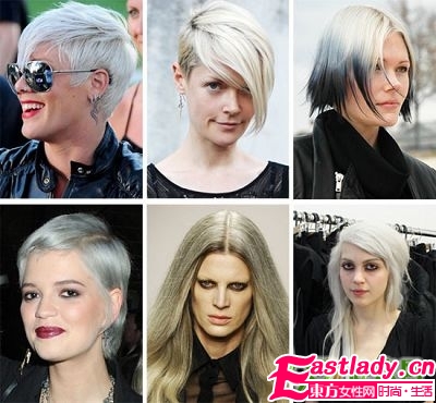 灰白发色引领2010春夏时尚潮流