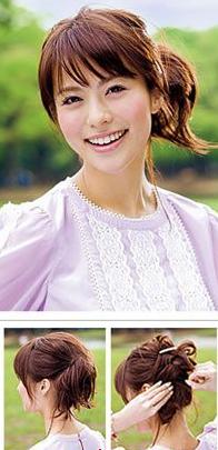 DIY六种简单韩式盘发发型 你都学会了吗