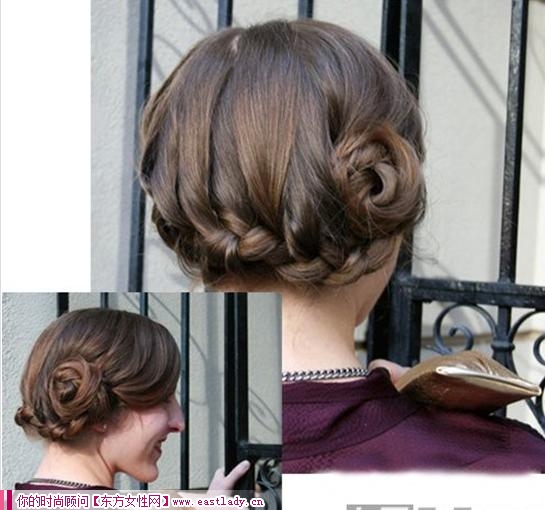 简单易学法式盘发发型图解 跟上时尚潮流脚步