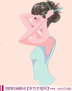 高雅古典盘发步骤起圆润脸型作用