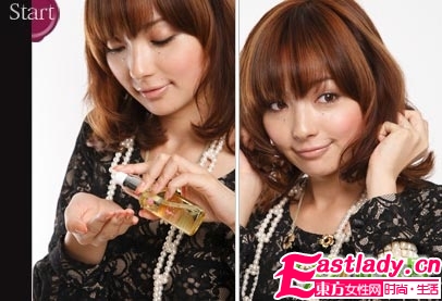 强荐 节日款靓丽发型DIY步骤图解