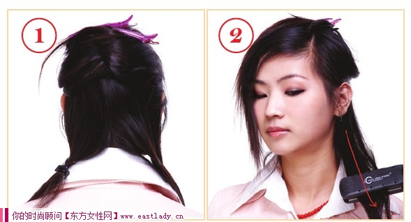 DIY最新潮的卷发发型