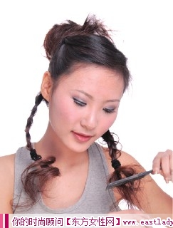 时尚韩式编发图解 诉说属于青春的快乐