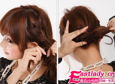 强荐 节日款靓丽发型DIY步骤图解