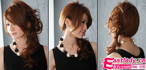 强荐 节日款靓丽发型DIY步骤图解