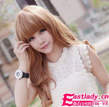 2012新款齐刘海发型 简约又时髦