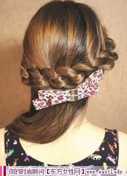 简单韩式长发编发发型 一学即会