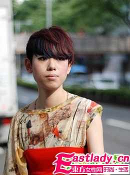 日系发型街拍 独创个性发型