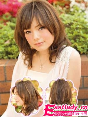 09秋季超甜美日系中长卷发造型