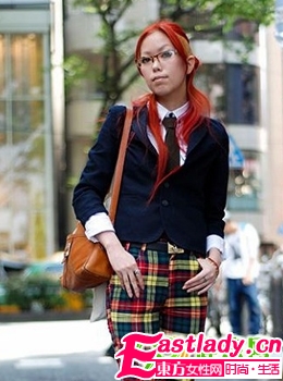 日系发型街拍 独创个性发型