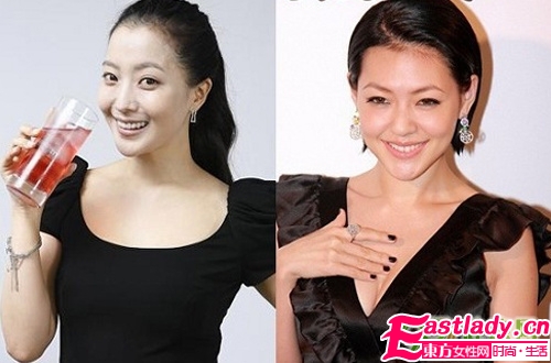 金喜善PK小S 明星辣妈发型秀