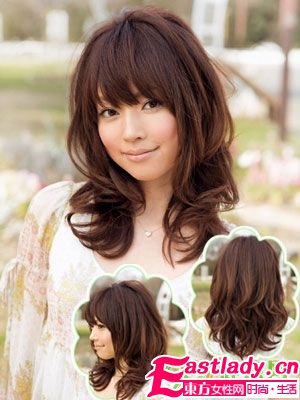 09秋季超甜美日系中长卷发造型