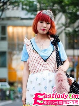 日系发型街拍 独创个性发型