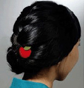 韩式经典盘发DIY步骤图解