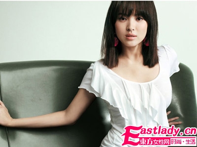 超人气 宋慧乔最新俏媚中长直发秀