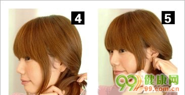 慵懒歪发髻发型怎么扎