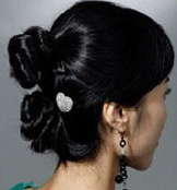 韩式经典盘发DIY步骤图解