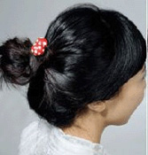 韩式经典盘发DIY步骤图解