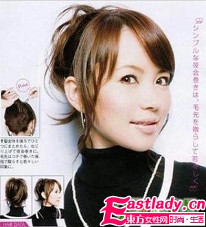 09冬季最新OL韩式盘发DIY