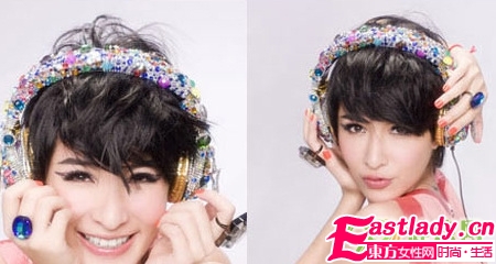 09秋季 时尚女星最新短发秀