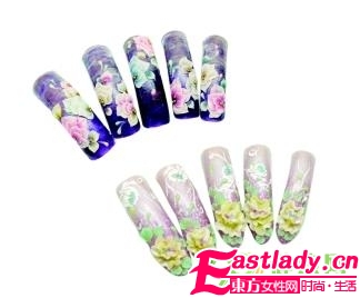 时尚美甲DIY 四步骤图解