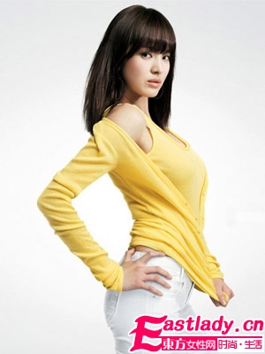 超人气 宋慧乔最新俏媚中长直发秀